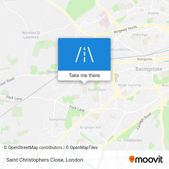 Saint Christophers Close map