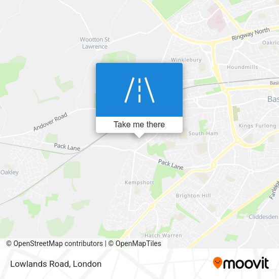 Lowlands Road map