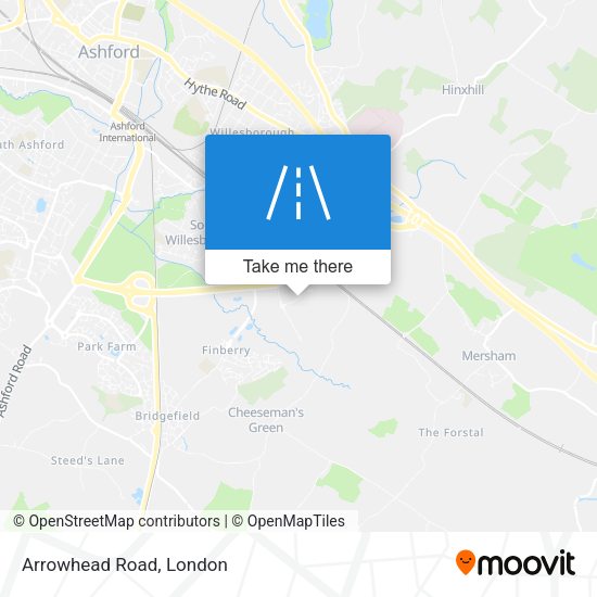 Arrowhead Road map