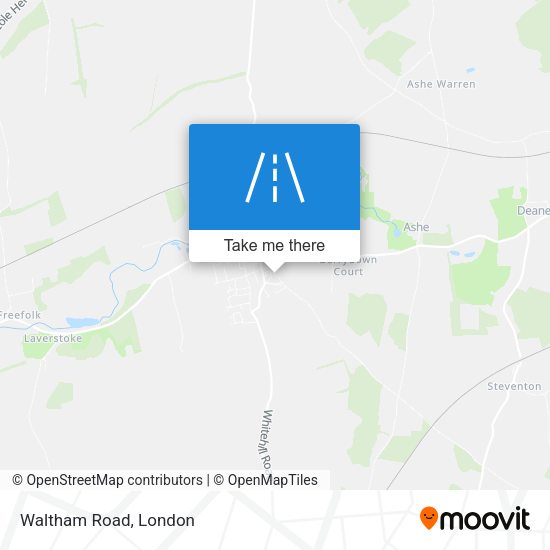 Waltham Road map