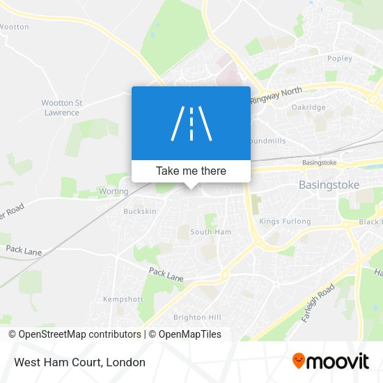 West Ham Court map