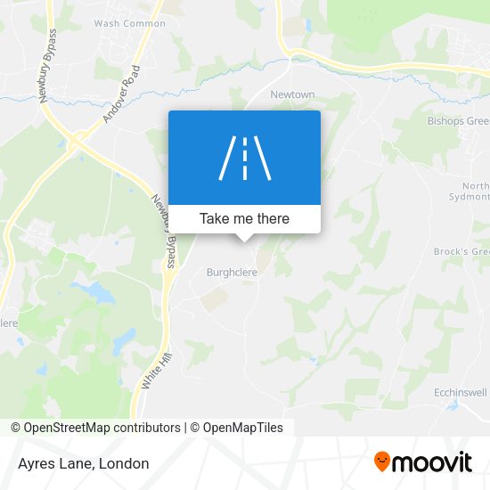 Ayres Lane map