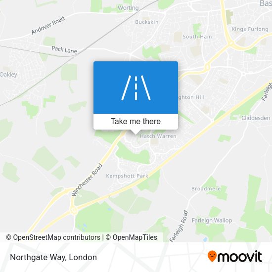 Northgate Way map