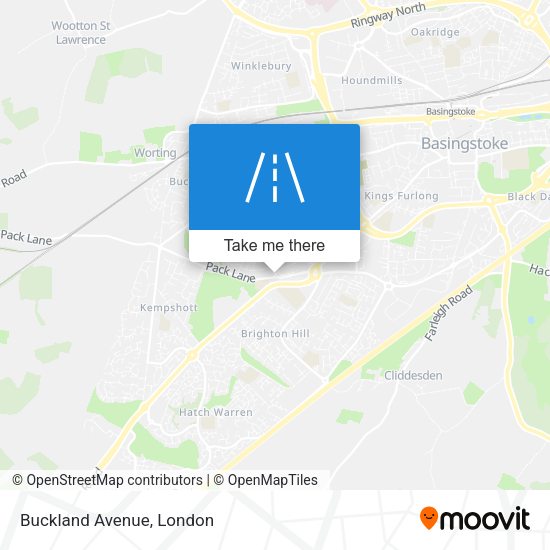 Buckland Avenue map