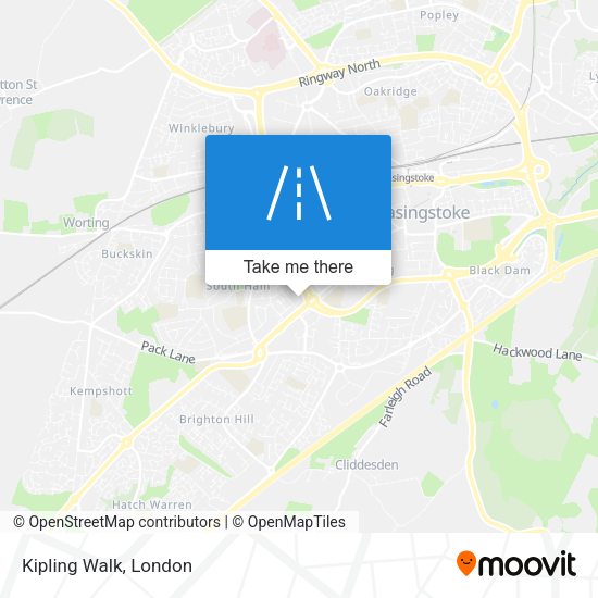 Kipling Walk map