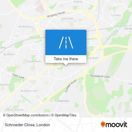 Schroeder Close map