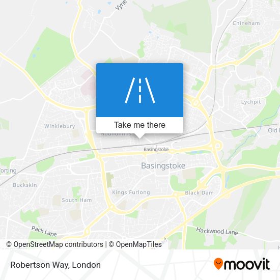 Robertson Way map