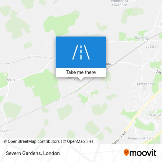 Severn Gardens map