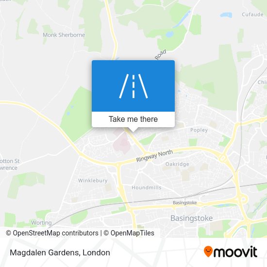 Magdalen Gardens map