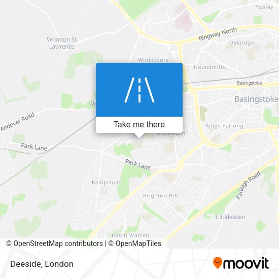 Deeside map