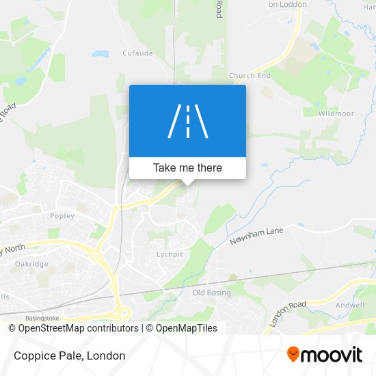 Coppice Pale map