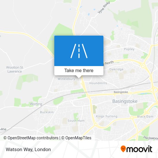 Watson Way map