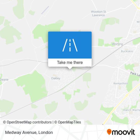 Medway Avenue map