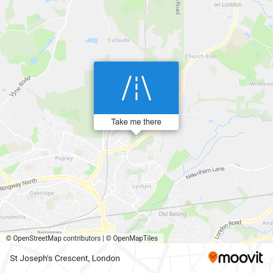 St Joseph's Crescent map