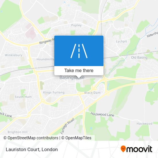Lauriston Court map