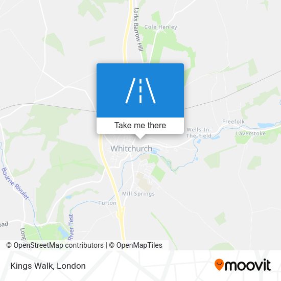 Kings Walk map