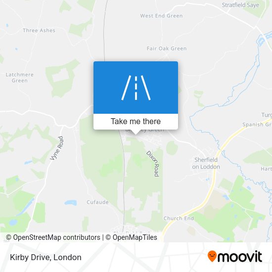 Kirby Drive map