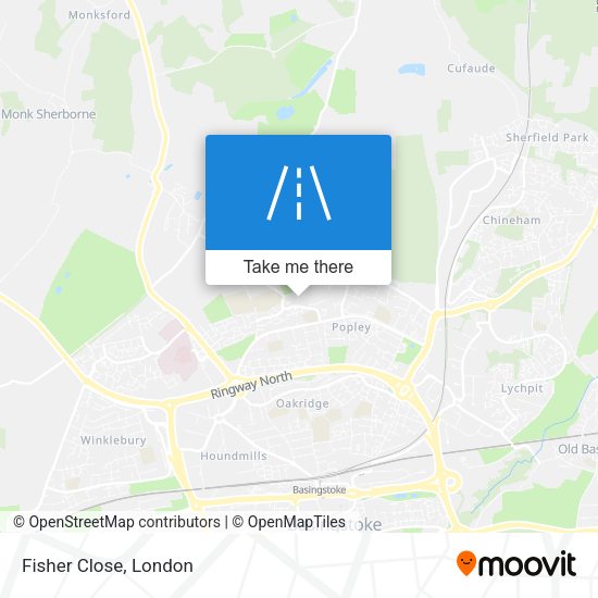 Fisher Close map