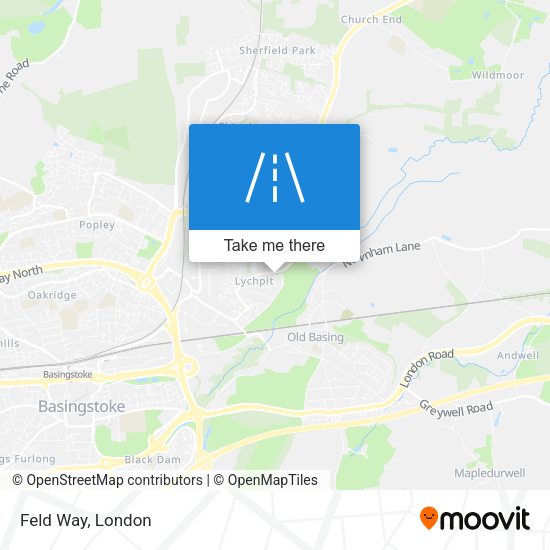 Feld Way map