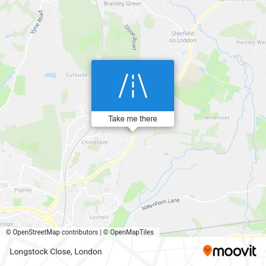 Longstock Close map