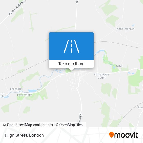 High Street map
