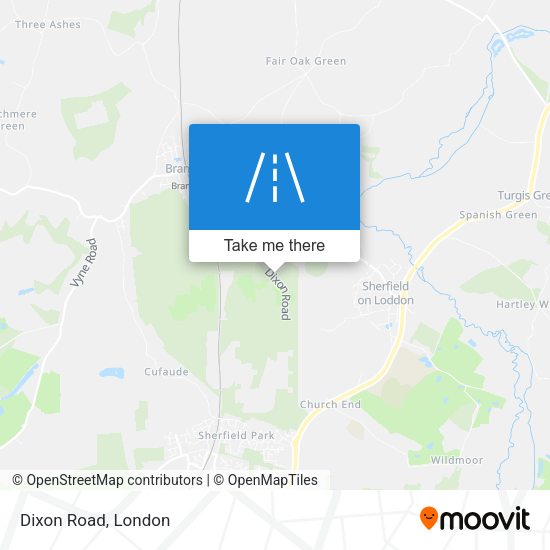 Dixon Road map