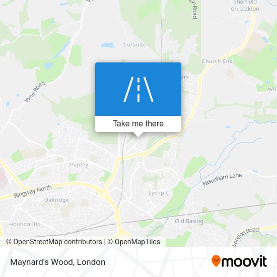 Maynard's Wood map
