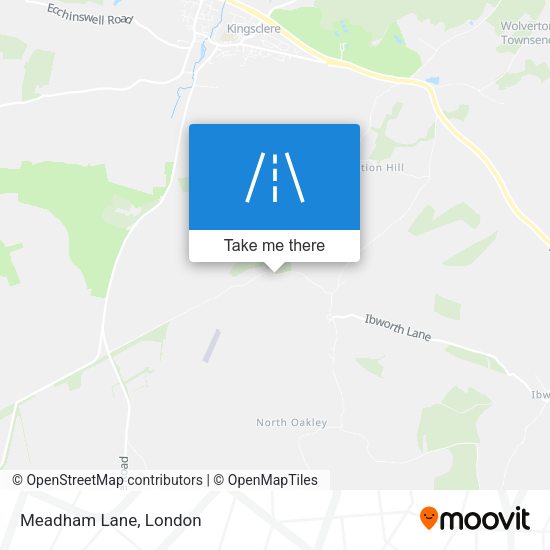 Meadham Lane map