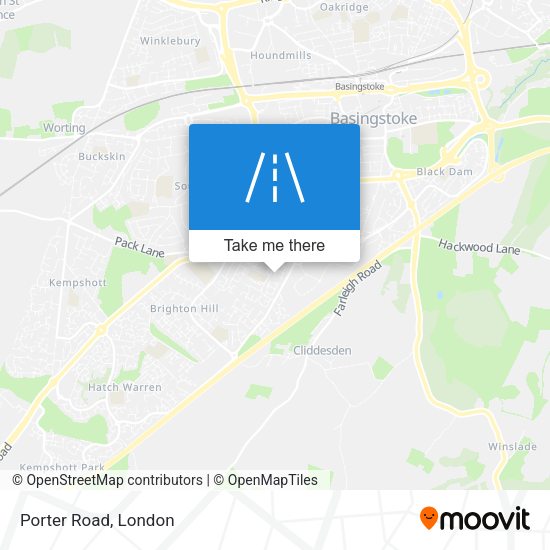 Porter Road map