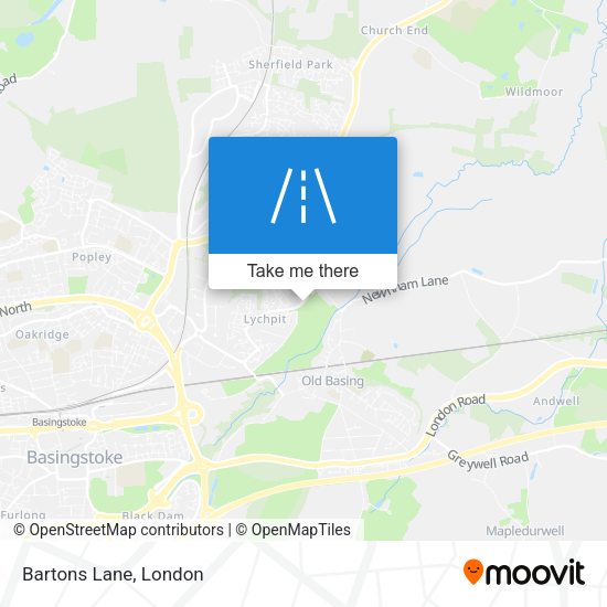Bartons Lane map
