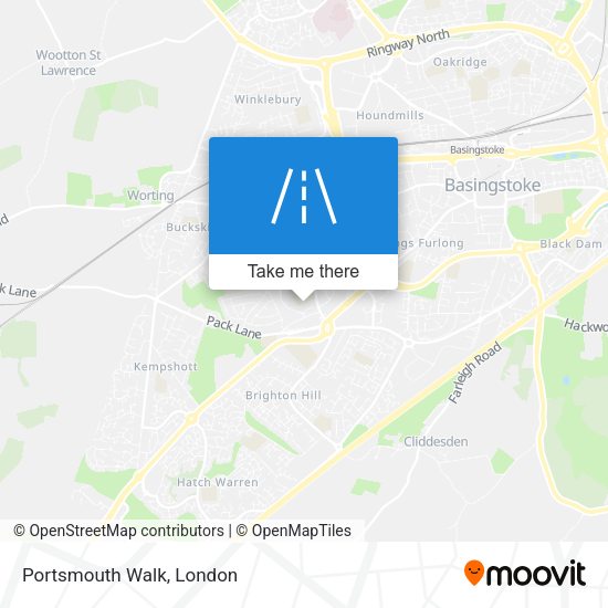 Portsmouth Walk map