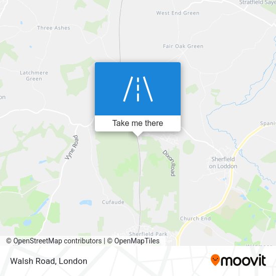 Walsh Road map