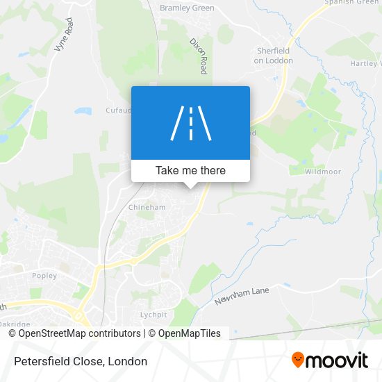 Petersfield Close map