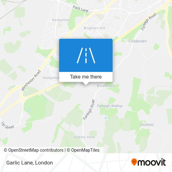 Garlic Lane map