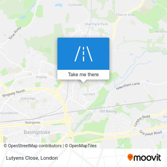 Lutyens Close map
