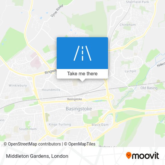 Middleton Gardens map