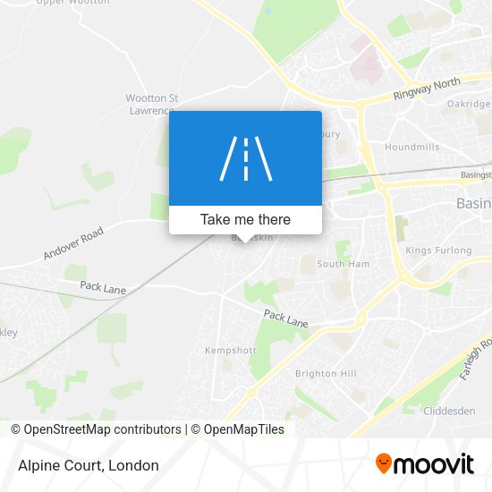 Alpine Court map