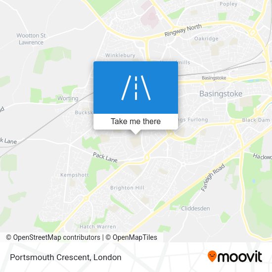 Portsmouth Crescent map