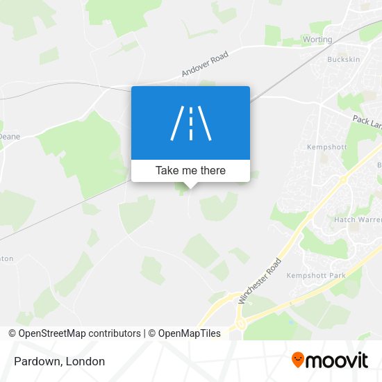 Pardown map