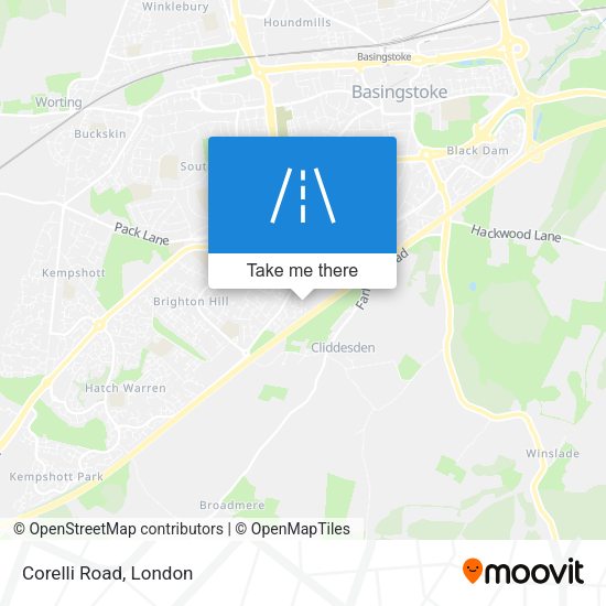 Corelli Road map