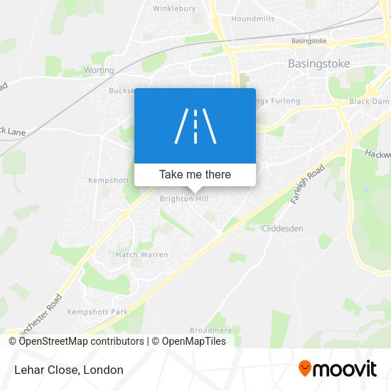 Lehar Close map