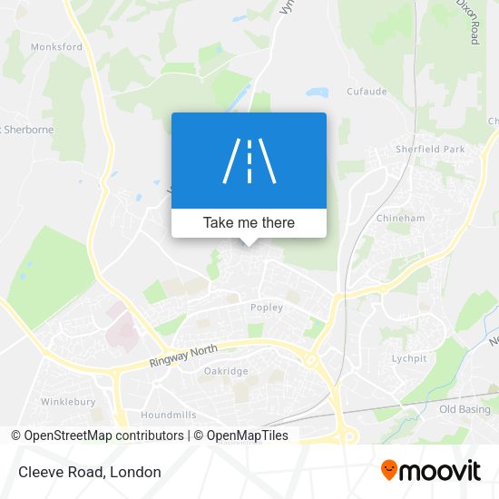 Cleeve Road map