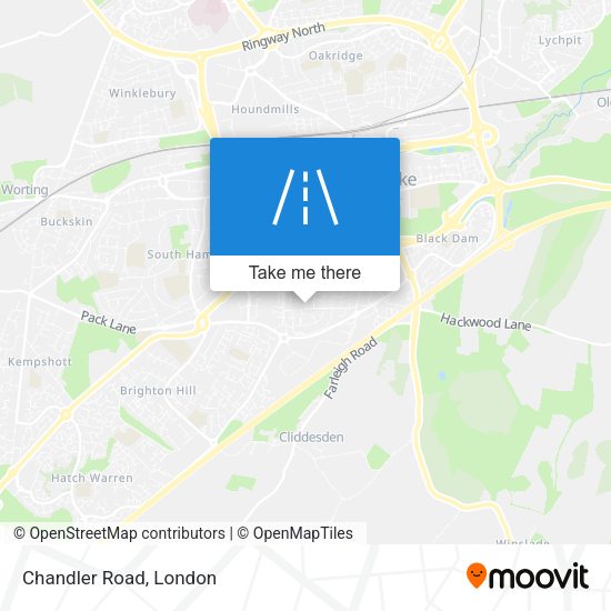 Chandler Road map