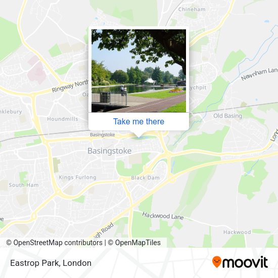 Eastrop Park map