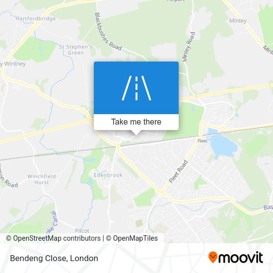 Bendeng Close map