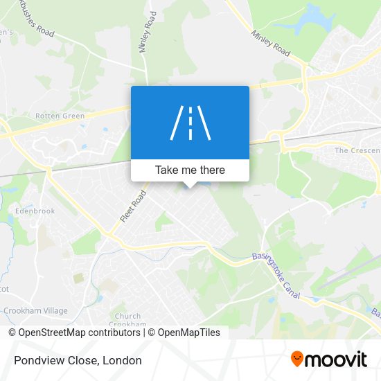 Pondview Close map
