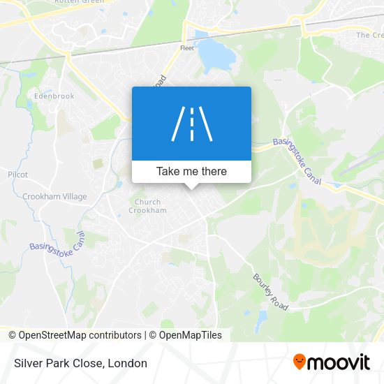 Silver Park Close map