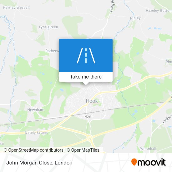 John Morgan Close map