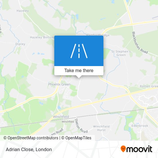 Adrian Close map