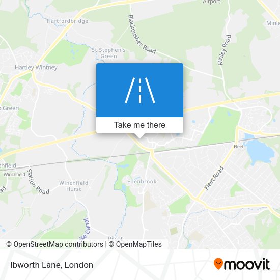 Ibworth Lane map